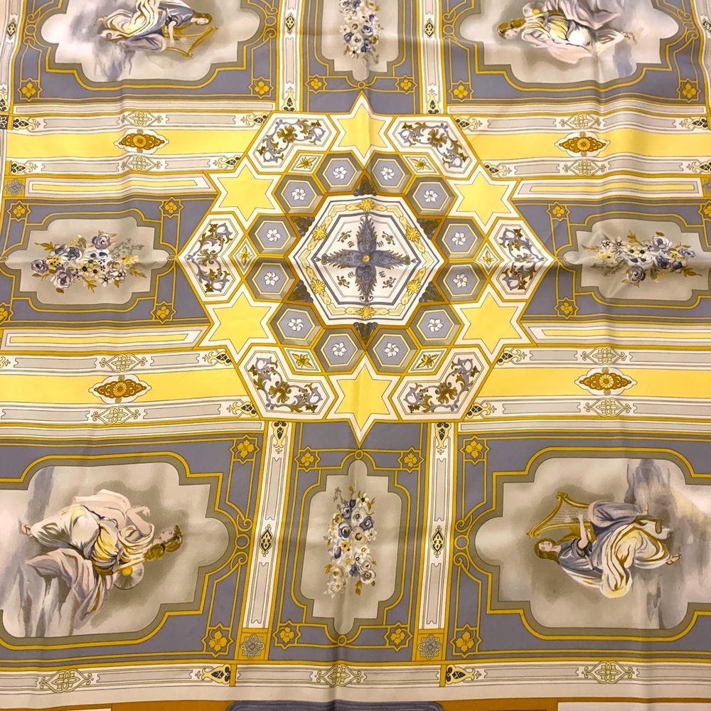 Venezia Caffé Florian 1720 silk scarf
